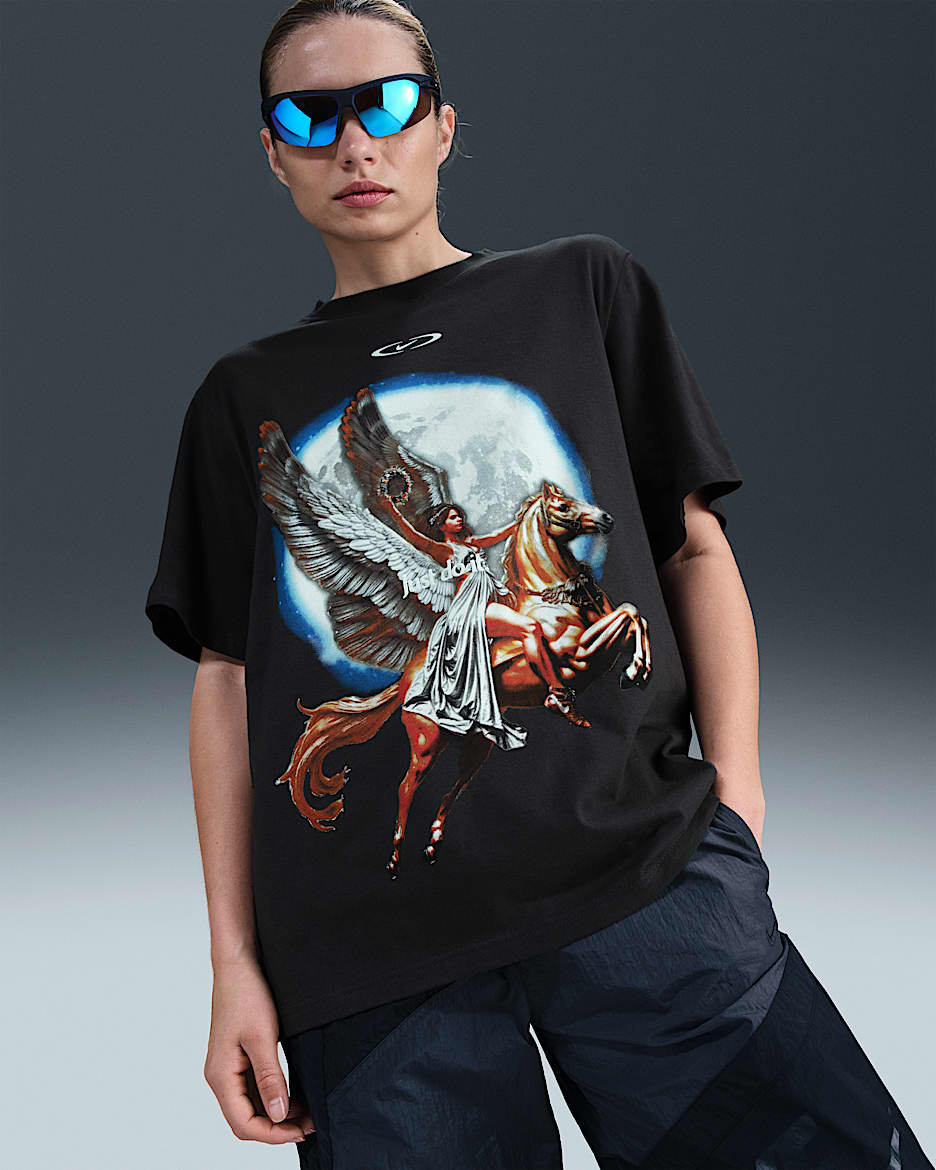 ナイキ Nike 【 Essential Bf Ny Wash T-Shirt Women's 】 レディース Nike Essential Boyfriend Women's T-Shirt Blue FD4149-464